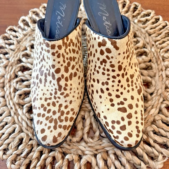 Matisse Women's Commodore Calf Hair Mule Heels – Size 7.5M – Animal Print – Leat - Picture 9 of 13